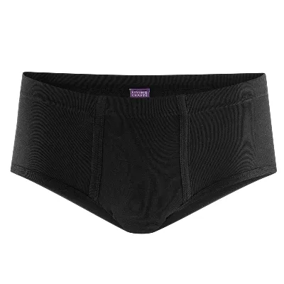 Living Crafts LIVING CRAFTS - Herren Slip mit Eingriff - Schwarz