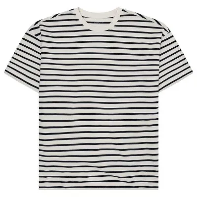 KnowledgeCotton Apparel KnowledgeCotton Apparel T-Shirt Loose Stripes