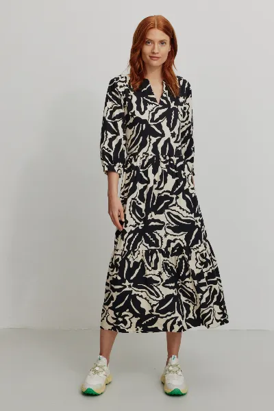 recolution Recolution Damen vegan Kleid Medinilla Botanical