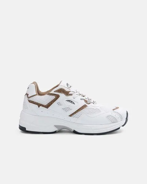 MoEa MoEa Sneakers Rush - White & Brown - Palm