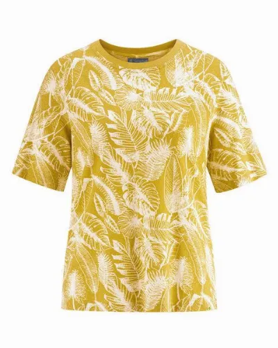 HempAge HempAge Damen T-Shirt Hanf/Biobaumwolle mit Printdesign