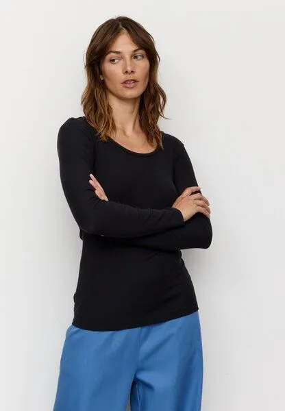 recolution Damen Rib Longsleeve aus LENZING Modal Mix - SENNA - recolution