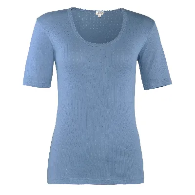Living Crafts LIVING CRAFTS - Damen Schlaf-Shirt - Blau