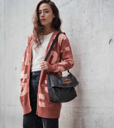 Gary Mash GARY MASH Oversize-Strickjacke Moline aus Biobaumwolle