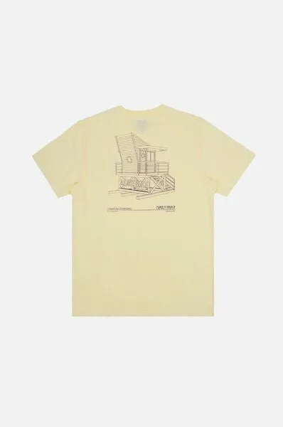 Trendsplant Antonyo Marest x Trendsplant Sketch T-Shirt Pastel Yellow