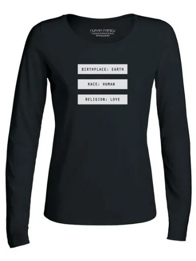 Human Family Human Family Damen Longsleeve - Have Fun - Human