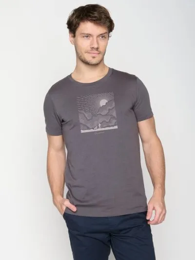GreenBomb GREENBOMB Nature Friends Guide - Sportliches T-Shirt aus Bio-Baumwolle / hochwertiger Print / GOTS / Fair & Vegan