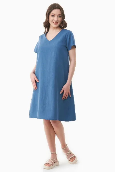 ORGANICATION ORGANICATION Damen vegan Kleid Hellmarine
