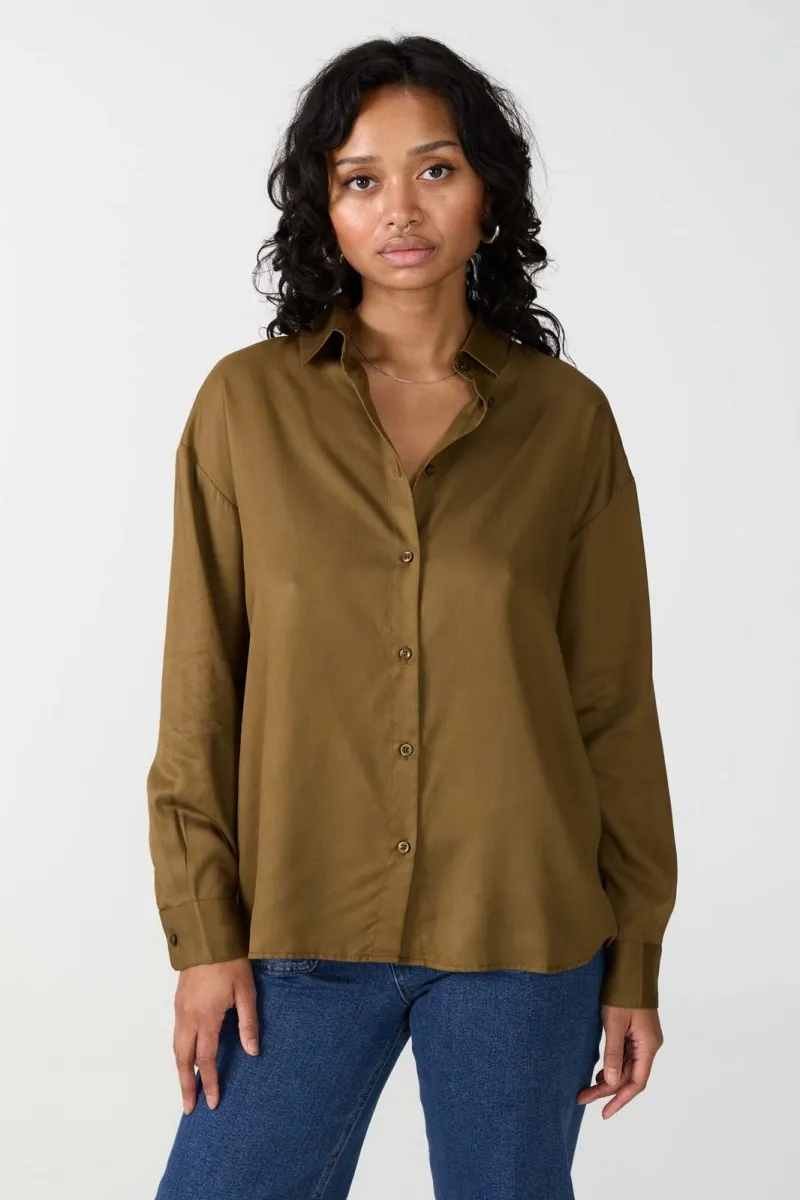 Yahmo Yahmo Damen vegan Hemd Mona Brown