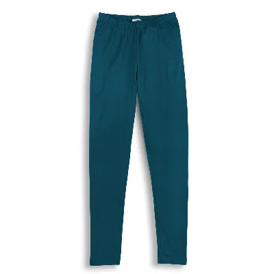 Living Crafts LIVING CRAFTS - Damen Leggings - Petrol (92% Bio-Baumwolle; 8% Elasthan (ROICA™V550)), Nachhaltige Mode, Bio Bekleidung