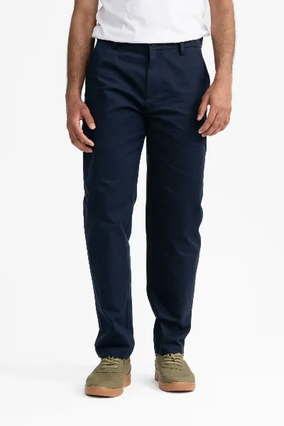 MELA MELA Herren vegan Twillhose Pintu Marineblau