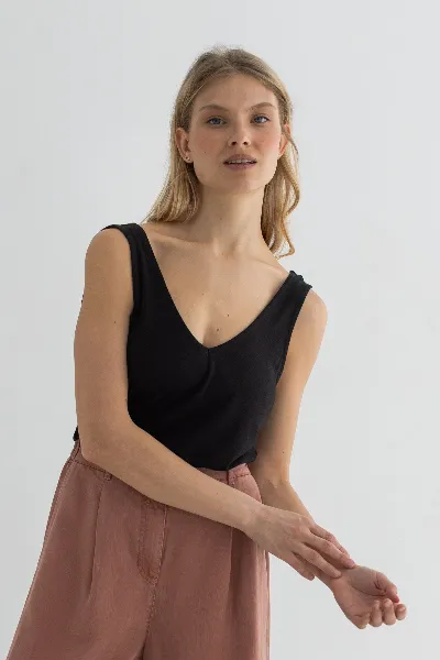TWOTHIRDS TWOTHIRDS Damen vegan Top Toas
