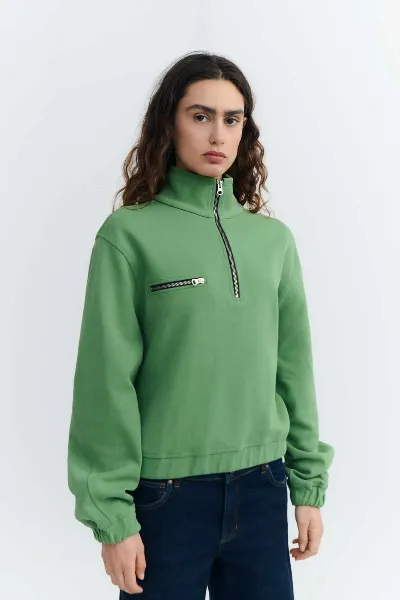 Thinking MU Sweatshirt Pippa Gr&uuml;n