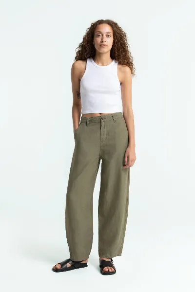 Kings Of Indigo Kings of Indigo Damen vegan Hose Leila Bungee Cord Grün