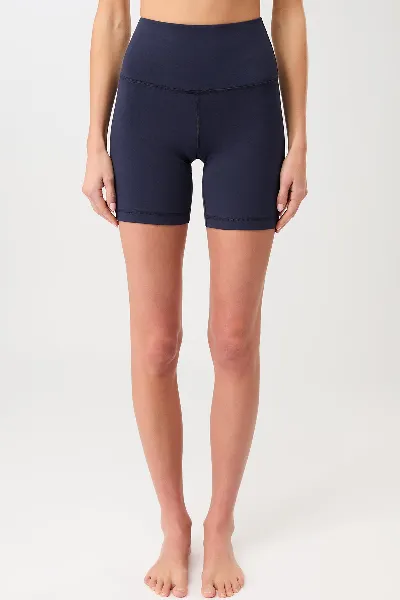 mandala MANDALA Damen vegan Biker Shorts Nachthimmelblau
