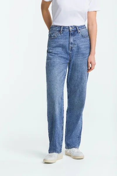 Kings Of Indigo Kings of Indigo Damen vegan Jeans Alice Mid Blue Reef