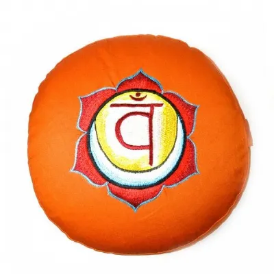 Just Be Just Be Chakra Meditations- und Yogakissen, rund