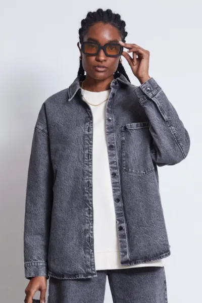 JAN N JUNE JAN 'N JUNE Damen vegan Hemd Denim Solace Hellgrau