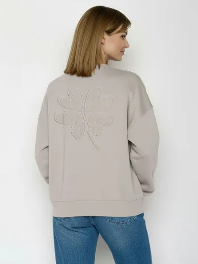 GreenBomb GREENBOMB Shamrock Core - Lässiges Sweatshirt aus Bio-Baumwolle / hochwertiger Print / GOTS / Fair & Vegan