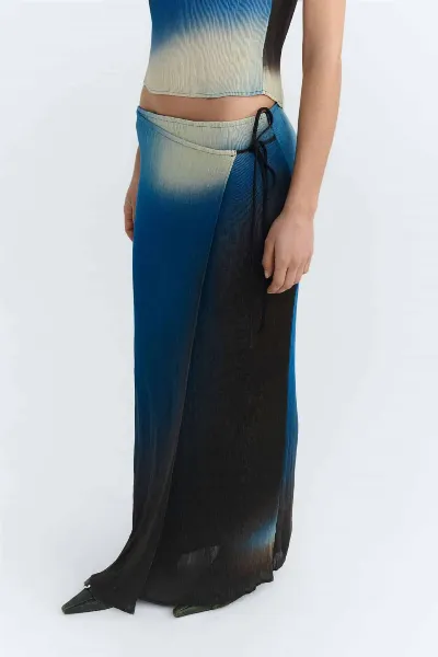 thinking mu Thinking MU Damen vegan Rock Pauline Blau/ Schwarz/ Creme