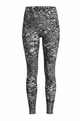 WiDDA WiDDA Damen vegan Leggings Basic Grau Gemustert