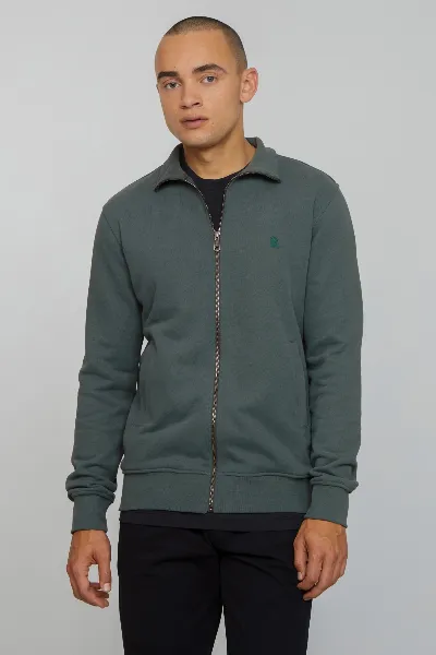 recolution Recolution Herren vegan Sweatjacke Camphor Eukalyptus