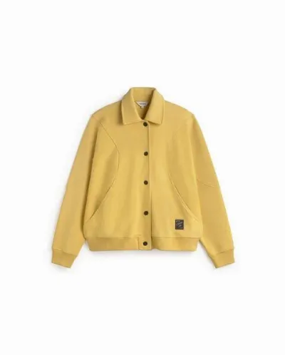 thinking mu thinking mu Maisie Sweatjacke mit Druckknöpfen
