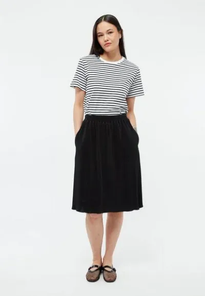 Givn Berlin Givn Berlin Plisseerock GBLEONIE aus recyceltem Polyester - Black (Pleats)