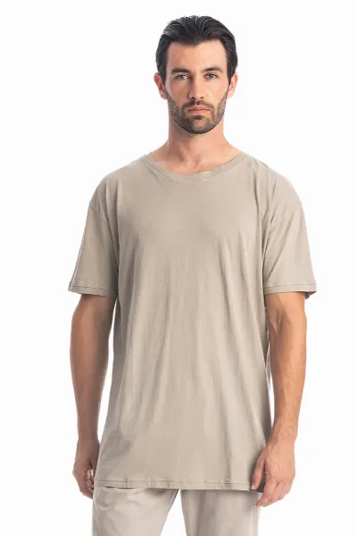 RAVENS VIEW IBIZA RAVENS VIEW IBIZA Herren vegan T-Shirt King Xl Stone