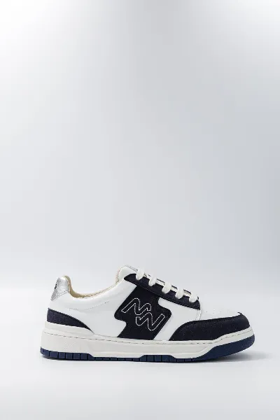 Mood Walk Mood Walk Herren vegan Sneaker Dream Big Silver Navy
