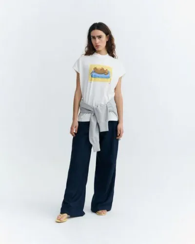 thinking mu thinking mu Siesta Dog Volta T-Shirt