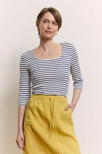 TRANQUILLO TRANQUILLO Jerseyshirt Loolly aus Tencel mit 3/4 Arm (1010007)