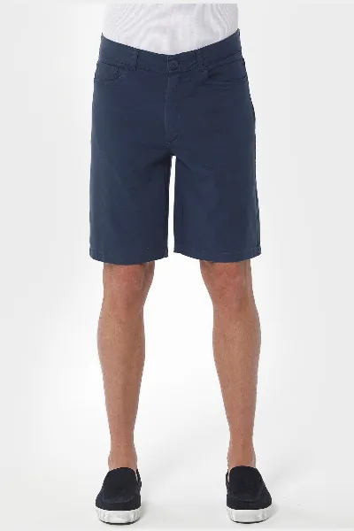 ORGANICATION ORGANICATION Herren vegan Shorts Five Pocket Navy Blau