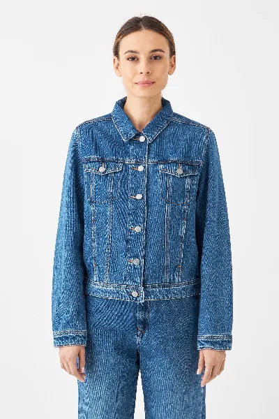 DAWN Dawn Damen vegan Jacke Non-Stretch Callisto Classic Medium Blau