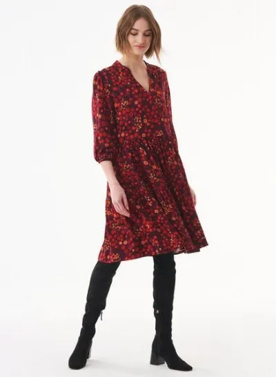 ORGANICATION ORGANICATION Kleid aus LENZING ECOVERO mit Allover-Print
