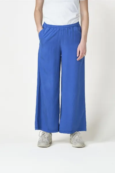 Klitmøller Klitmøller Damen vegan Hose Kaja Surf Blue