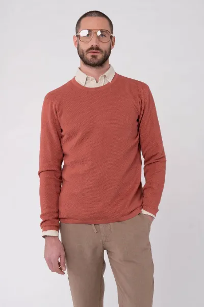 MELAWEAR MAGESH Rippstrickpullover aus Bio Baumwolle