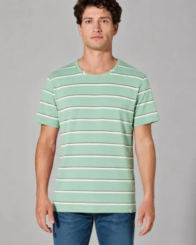 HempAge HempAge Herren Streifen T-Shirt Hanf/Biobaumwolle