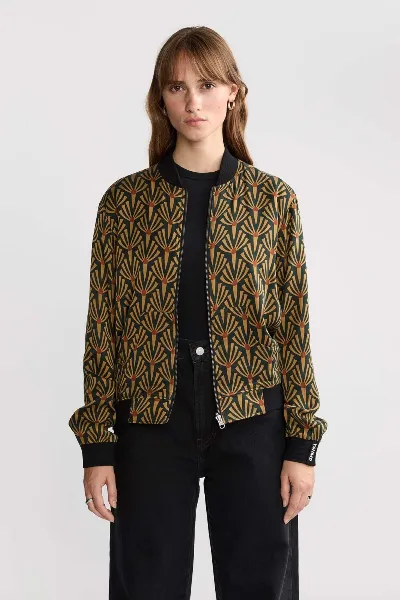 Yahmo Yahmo Damen vegan Jacke Bomber Reversible Ruth Artdeco/