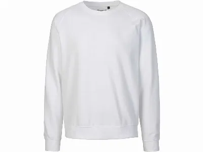 Neutral Neutral Bio-Unisex-Sweatshirt mit Rundhalsausschnitt, weiß,