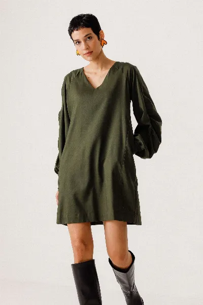 SKFK SKFK Damen vegan Kleid Irai Grün