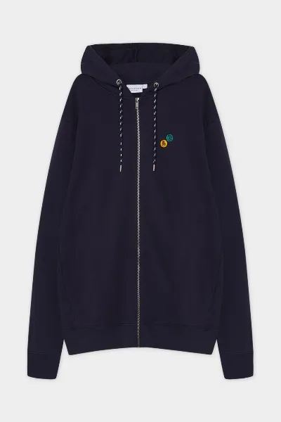 HAFENDIEB Hafendieb Herren vegan Angelclub Zipper Navy
