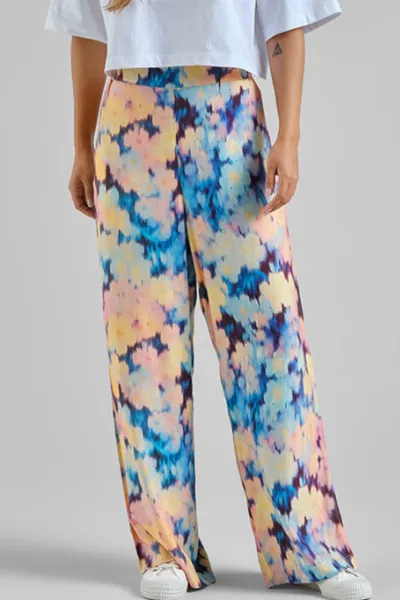 Dedicated DEDICATED Damen vegan Hose Ale Ikat Field Multicolour