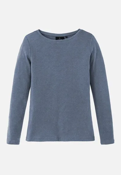 recolution Damen Slub Longsleeve aus Bio-Baumwolle - IRIS - recolution