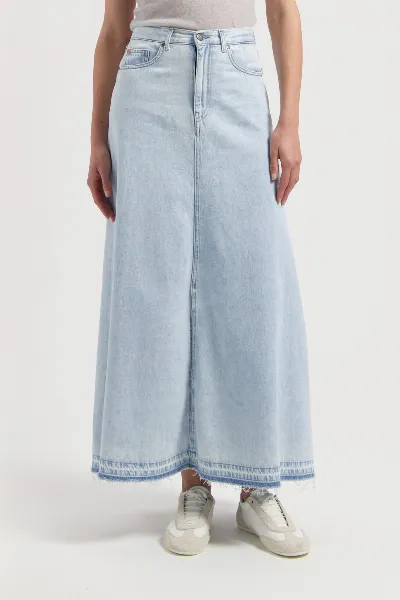 MUD Jeans MUD Jeans Damen vegan Rock Max Loose Flow Stone Vintage Blau