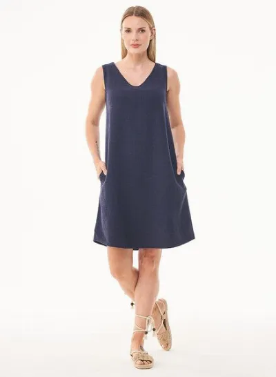 ORGANICATION ORGANICATION Kleid aus Bio-Baumwolle und Leinen