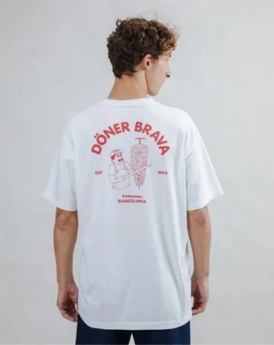 Brava Fabrics Brava Fabrics Doner Brava Oversize T-Shirt Weiß