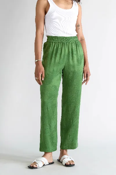 Yahmo Yahmo Damen vegan Hose Hilde Matcha