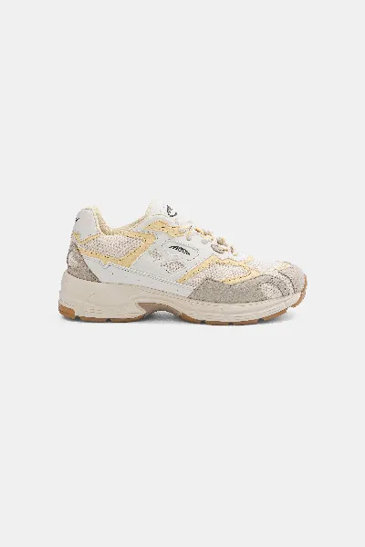 MoEa MoEa Herren vegan Sneaker Rush Beige & Gelbe Ananas