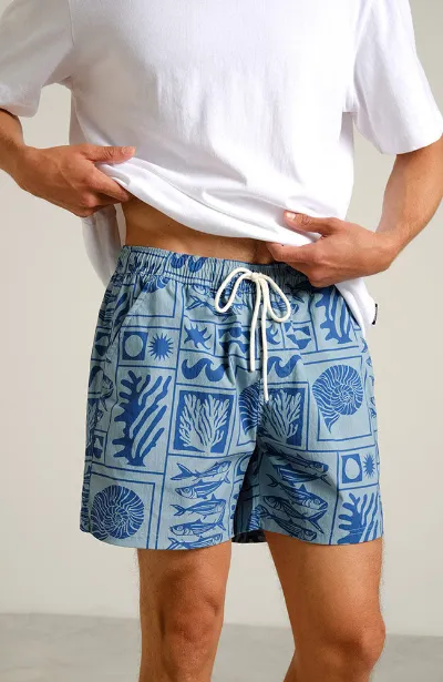 Dedicated DEDICATED Herren vegan Badehose Birka Ocean Blue